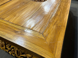 Traditional Carved Wooden Coffee Table