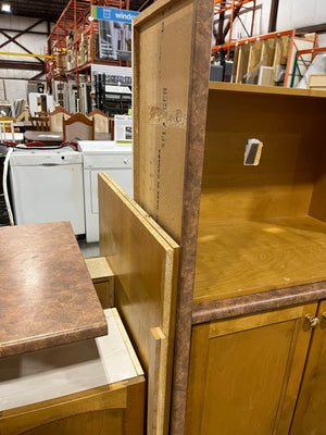 Country Pine Kitchen with Double Sink