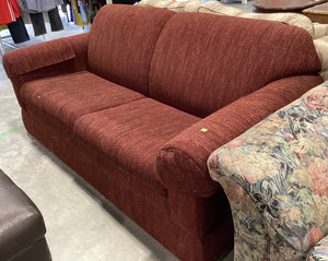 Red Stitched Couch