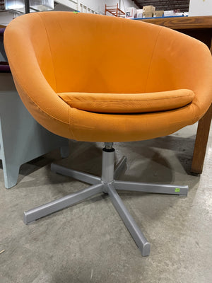 Settled Orange Office Chair