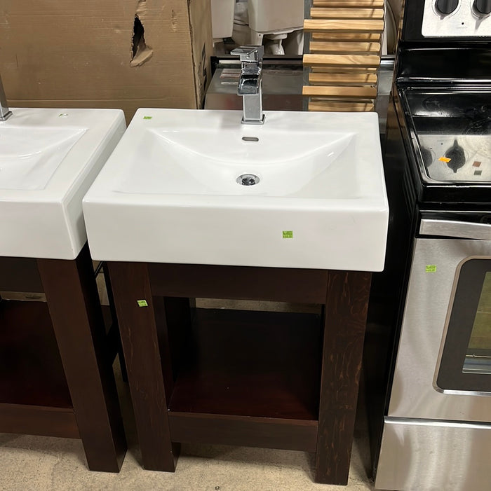 Dark Cherry Bathroom Vanity