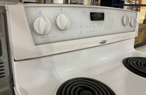 White Whirlpool Coil Stove