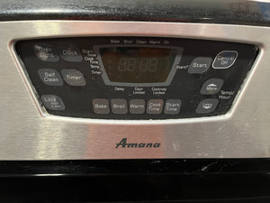 Amana Stainless Glass Top Electric Stove