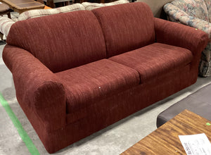 Red Stitched Couch
