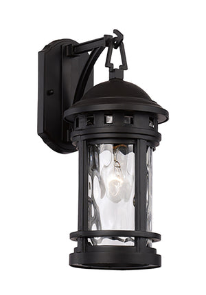 Wall Lantern with Hanging Glass