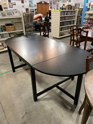 Large Black Dining Table