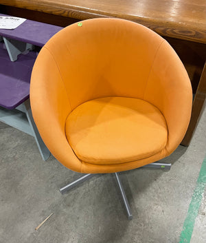 Settled Orange Office Chair