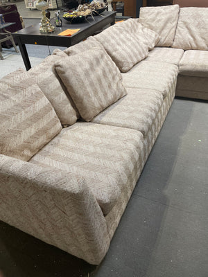 6 Seater Beige Sectional