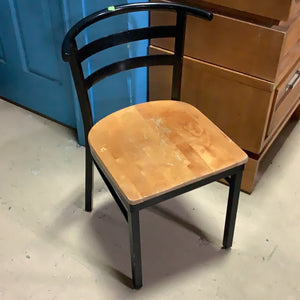 Metal And Wood Dining Chair