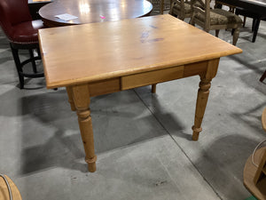 Wood Table with Drawer