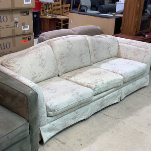Cream Floral Couch