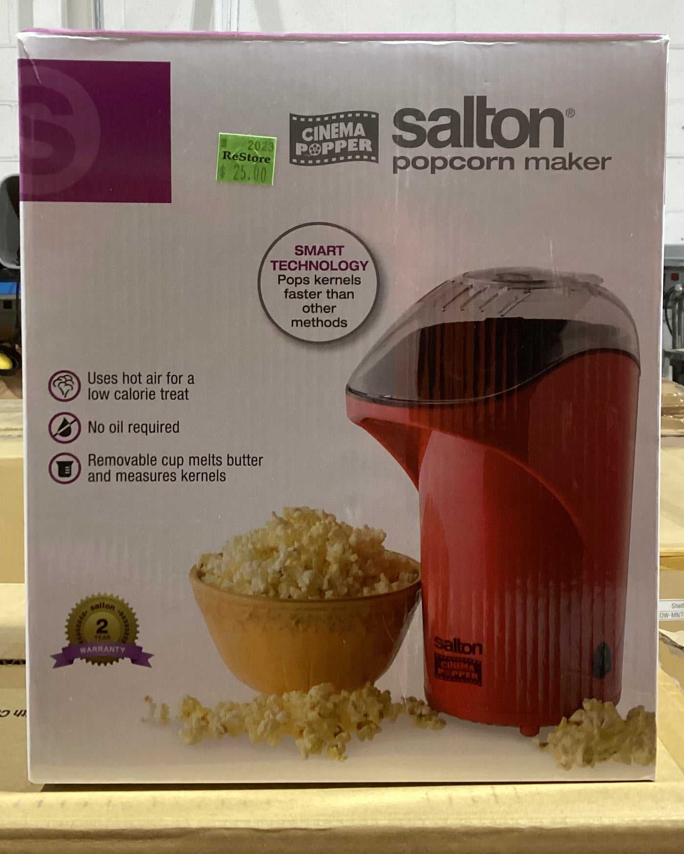 Salton best sale popcorn maker