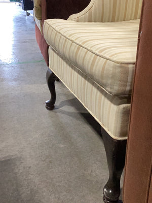 Oyster Coloured Wingback Chair