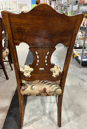 Upholstered Oak Dining Chair