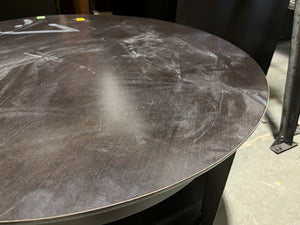 Dark Round Coffee Table