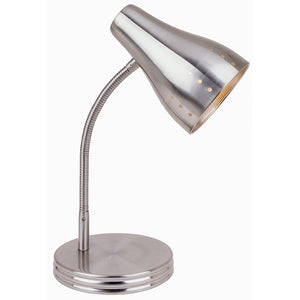 1-Light Touch Desk Lamp in Satin Chrome
