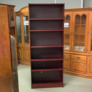 Red Wood Book Shelf