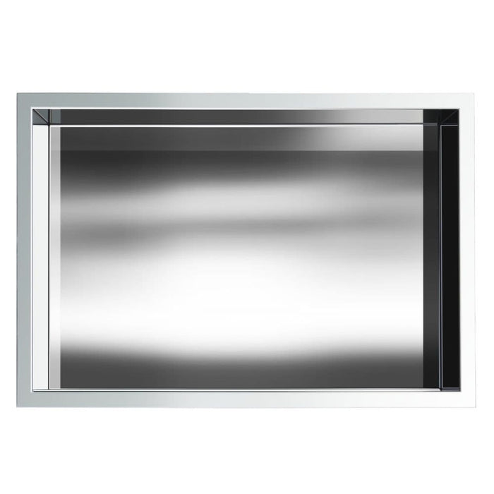 12 in. x 18 in. Stainless Steel Shower Niche in Chrome