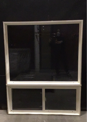 White 3 Panel Sliding Window (47.25”x59.25”)