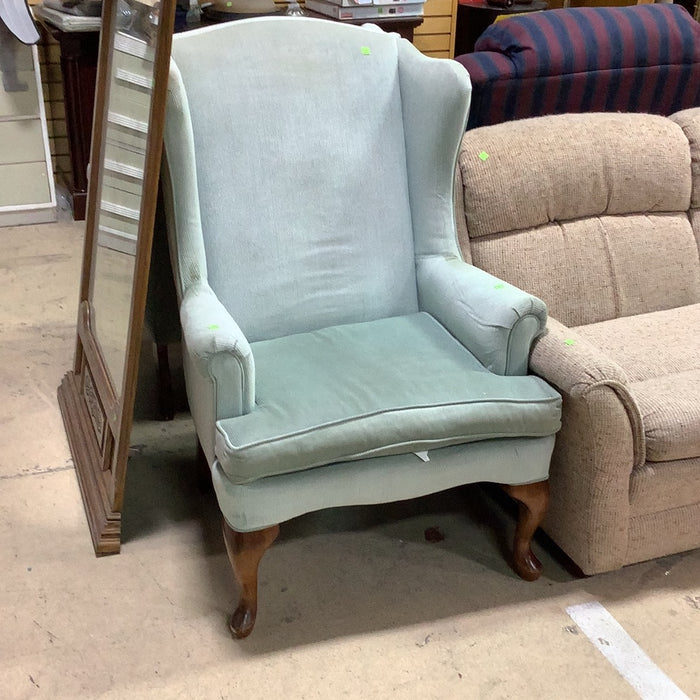 Silvery Green Arm Chair