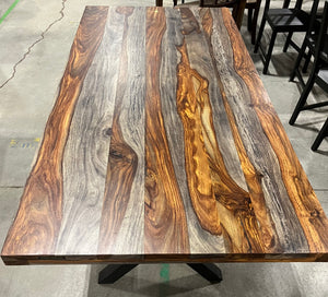 Rustic Hardwood Dining Table