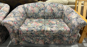 Colourful Retro Floral Couch