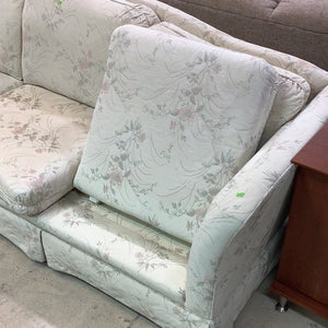 Cream Floral Couch