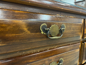 Elegant Wood Dresser w/Mirror