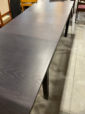 Long Black Dining Table