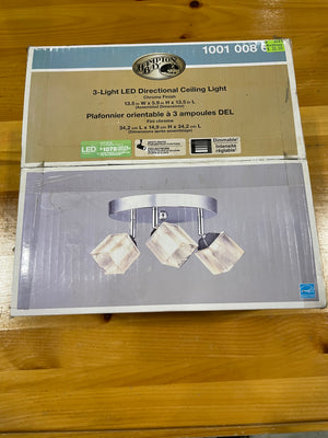 3-Light LED Directional Ceiling Light