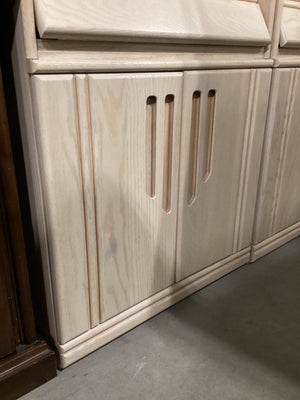 Unique Natural Wood Storage Cabinet