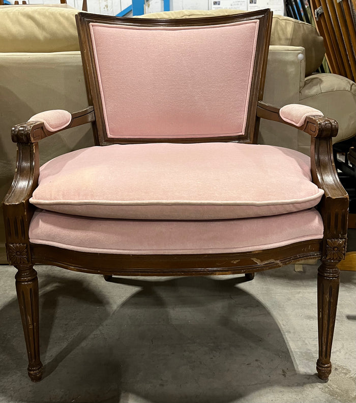 Blush Pink Wide Chair