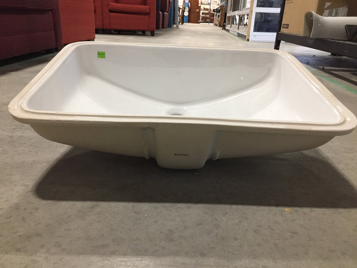 White Rectangular Drop In Sink
