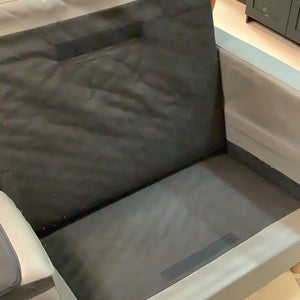 Grey Leather Couch