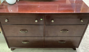 Cherry Stained Wood Dresser