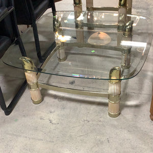 Brass Art Deco Coffee Table