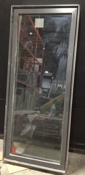 Grey Casement Window with Screen (30x72.5x8)