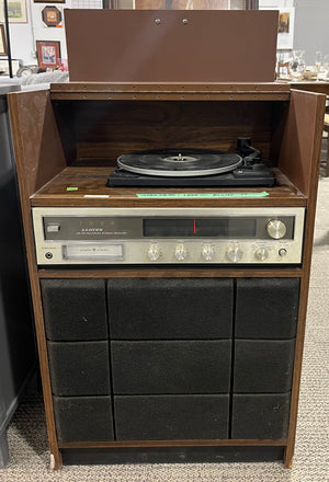 Record Player Unit with Track Receiver