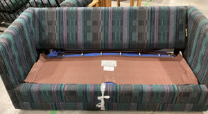 Blue & Teal Stripped Sofa Bed