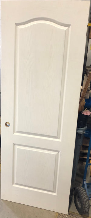 Raised Two Panel Arched Interior Door (30" by 80")