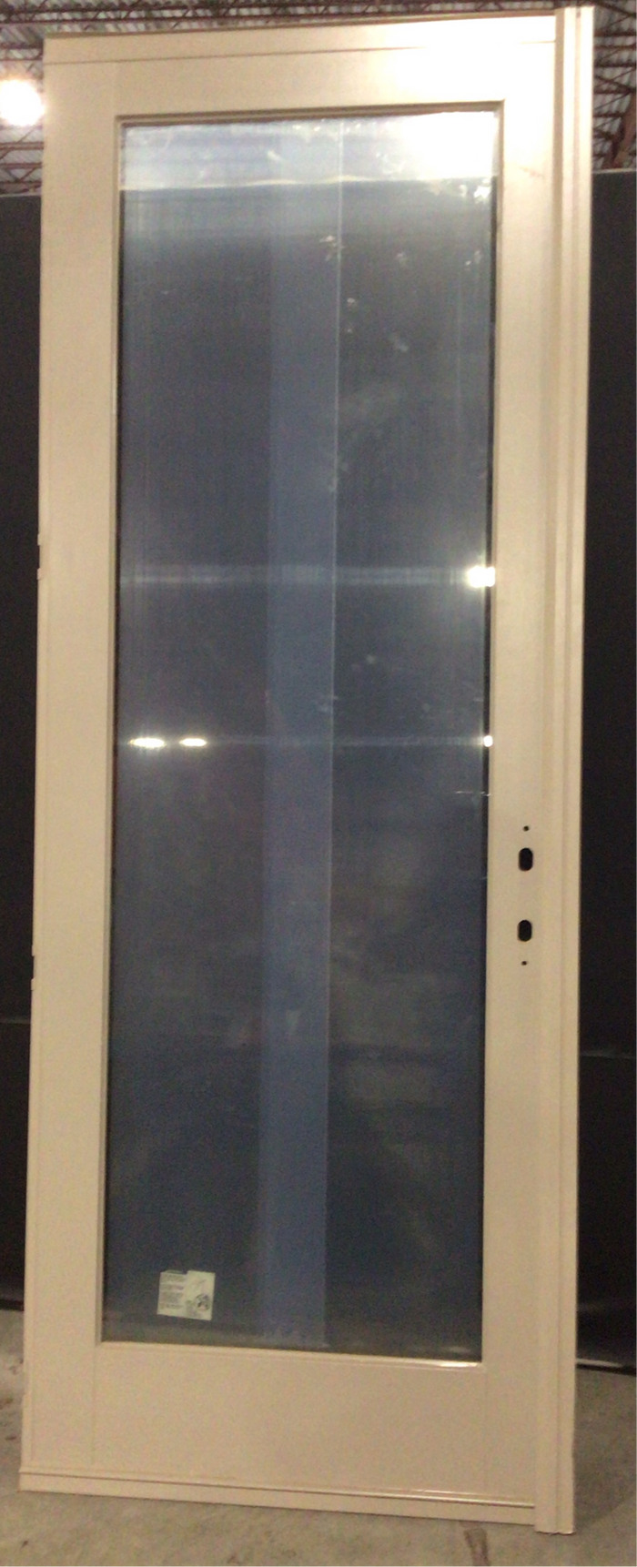Tall Grey Vinyl Door