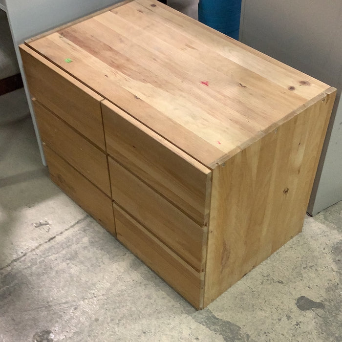 Raw Wood Dresser
