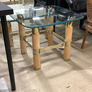 Brass Art Deco Coffee Table