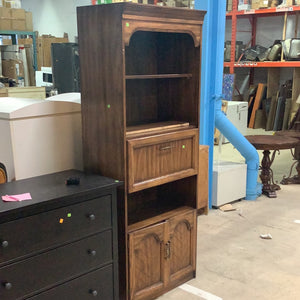 Tall Dark Wood Hutch