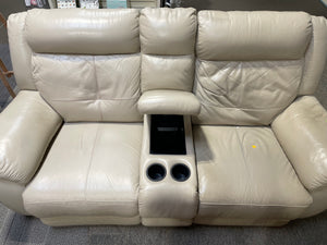 Beige Electric Recliner Couch