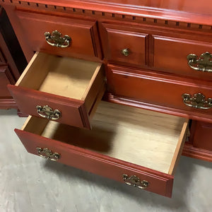 Red Wood Dresser