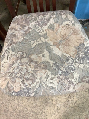Floral High Back Dining Chair