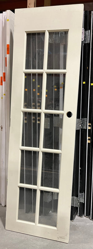 Glass Panel White Door (24” x 79.6”)