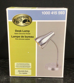 1-Light Touch Desk Lamp in Satin Chrome