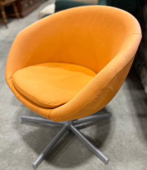 Curved Orange Chair